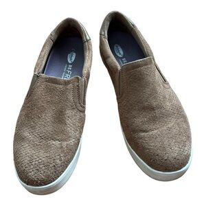 Dr Scholl’s Women’s Be Free shoes Nova Slip on Sneakers 7.5 Vegan faux suede tan